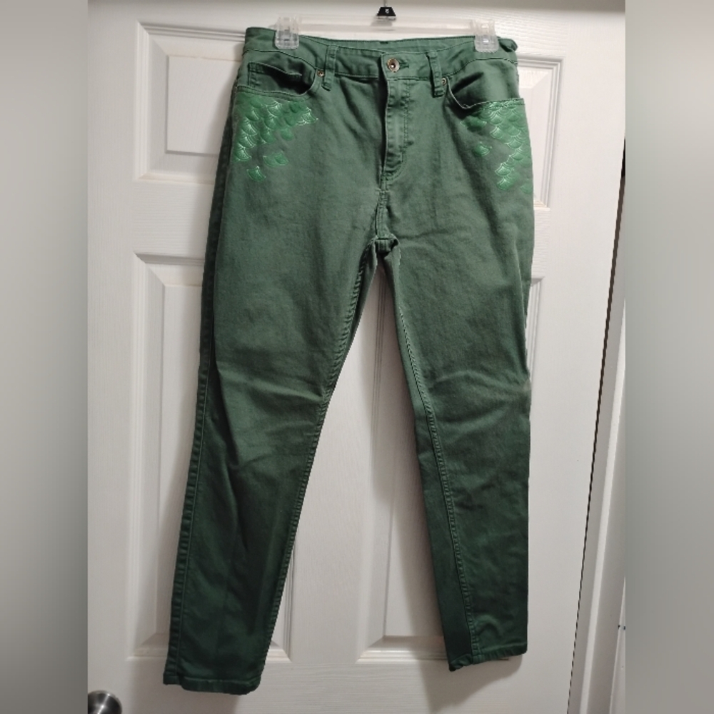 Destination Disney, Her Universe,Ready to Stand Mermaid Print Skinny Jeans Pants